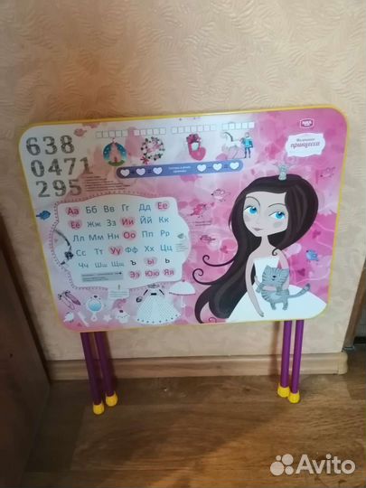 Детский столик и стульчик