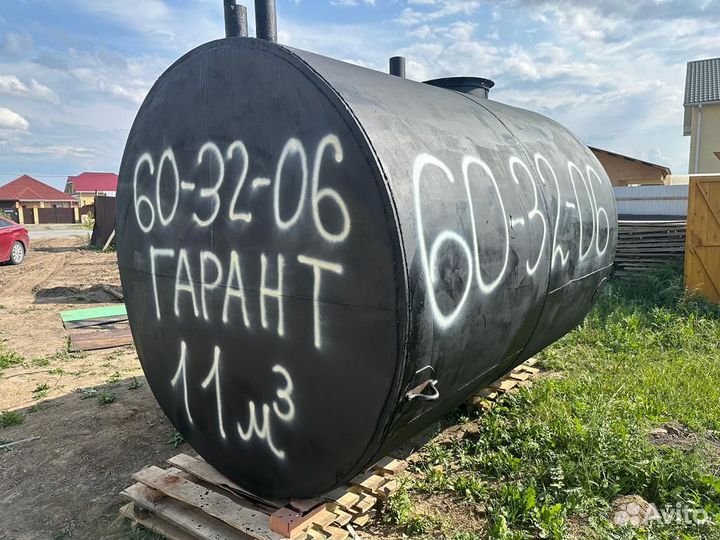 Септик с установкой жб кольца и металл