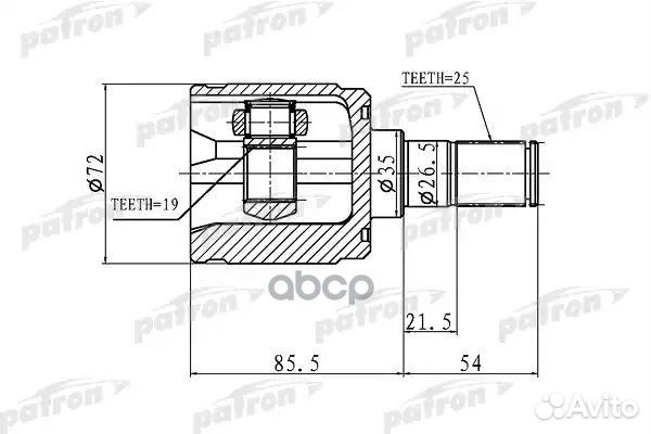 ШРУС PCV1344 patron
