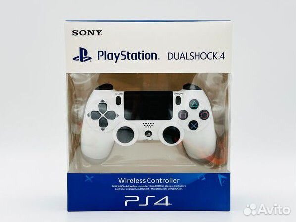 Джойстик для Sony PS4 Dualshock 4 белый