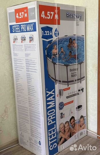 Каркасный бассейн 457 122 новый