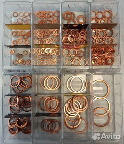 Медные шайбы уплотнительные