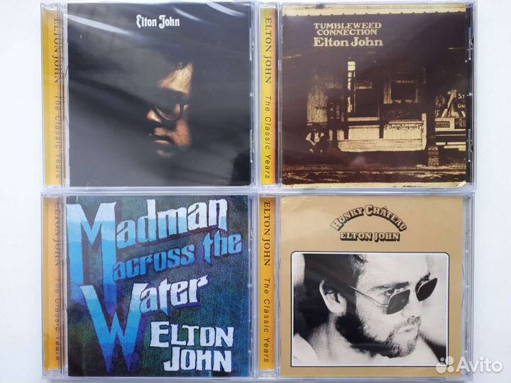 CD диски Elton John, George Michael