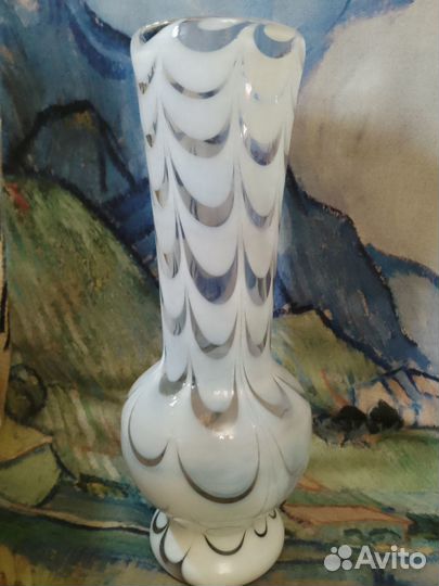 Ваза цветное стекло