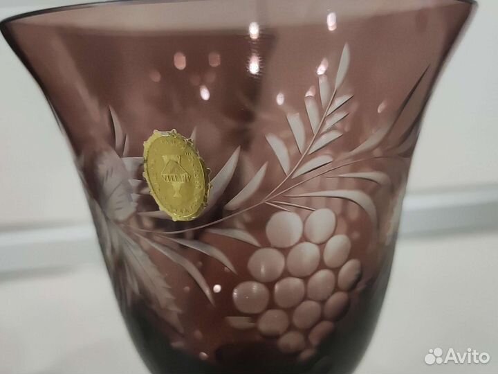 Хрустальные фужеры, Германия, винтаж