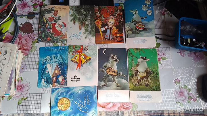 Открытки с новым годом СССР