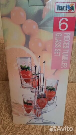 Набор стаканов на подстпвке