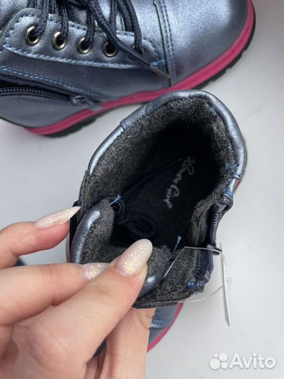 Ботинки для девочки демисезонные новые