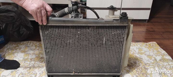Радиатор двс Toyota Ist 2002 NCP60 2nzfe