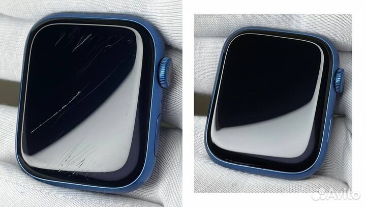 Полировка дисплея Apple Watch (без разбора)