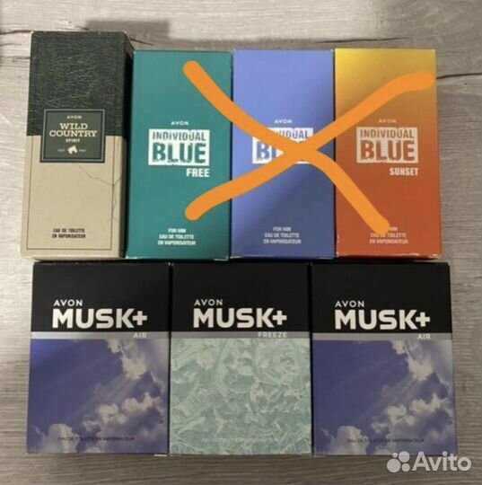 Мужская туалетная вода avon