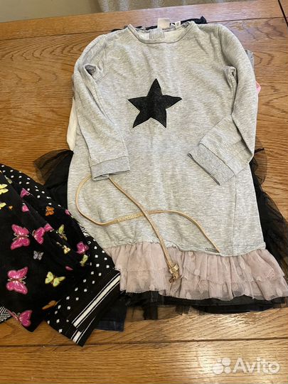 Вещи пакетом на девочку 122 128