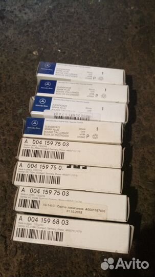 Свечи зажигания на mercedes C 180 W 204(оригинал)