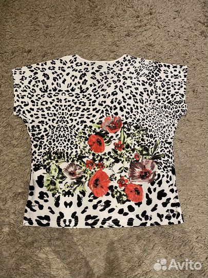 Кофта женская с цветами (размер XL)