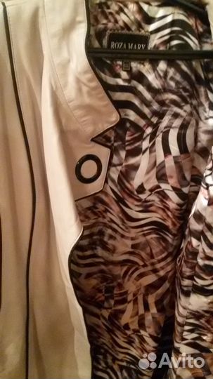 Новое кожаное пальто Турция 52-54