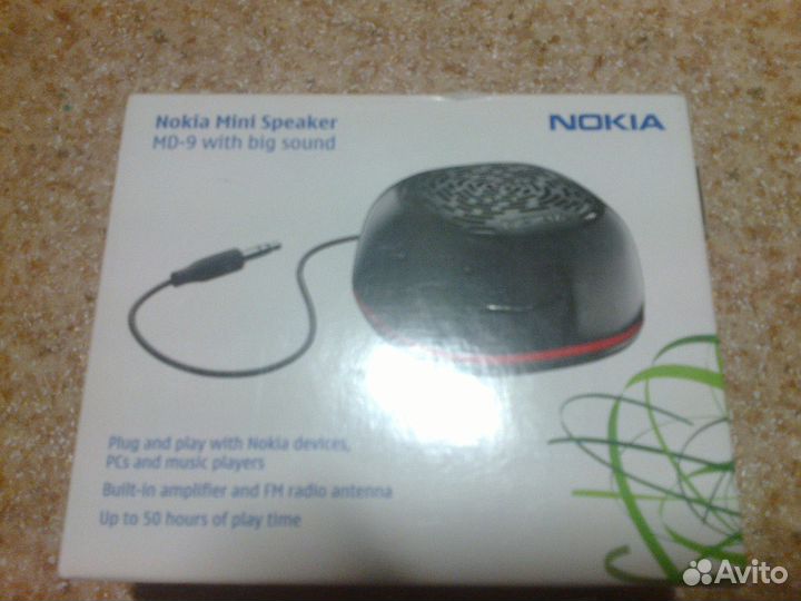 Колонка Nokia Mini Speaker MD-9
