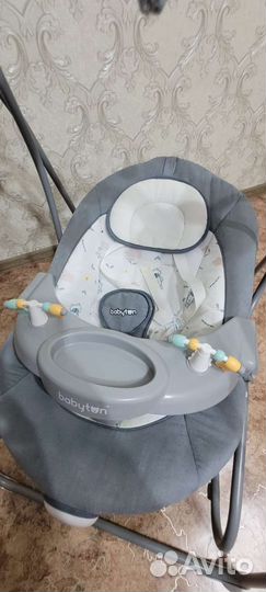 Качели 2в1 Babyton Relax Grey