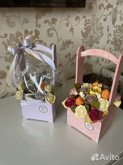 Силиконовый молд для шоколада роза