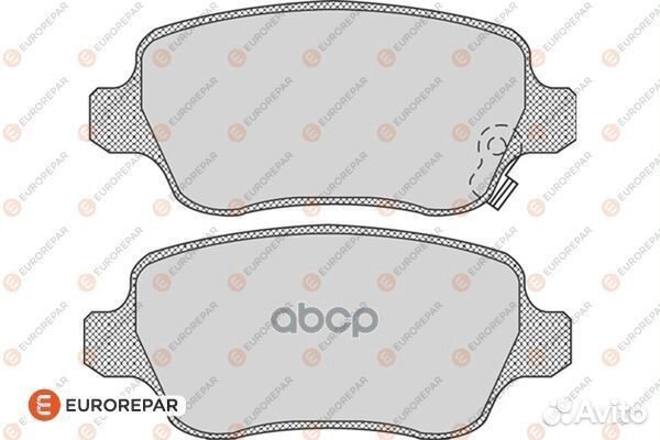 Колодки задние opel Astra G/H Meriva Zafira EUR