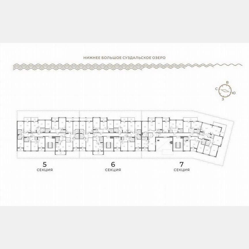 3-к. квартира, 87,8 м², 6/7 эт.