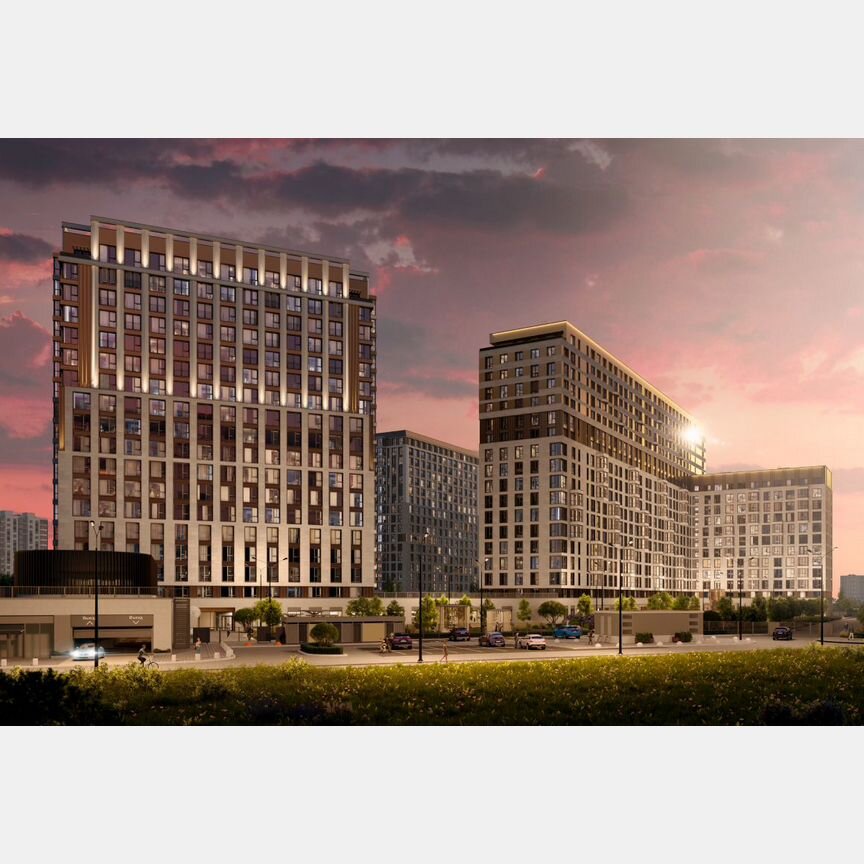 2-к. квартира, 59,2 м², 18/18 эт.