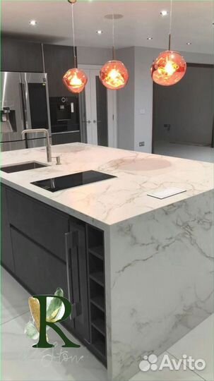 Кухонные столешницы и подоконники из камня