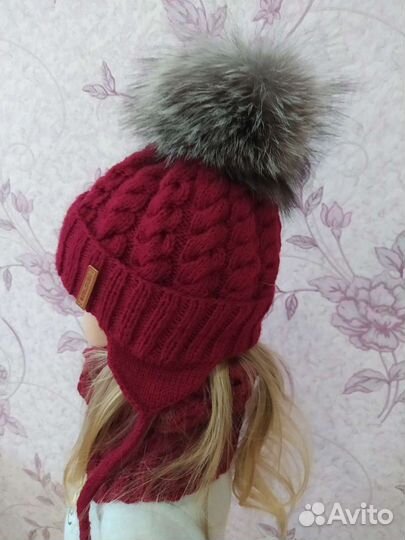 Комплект шапочка и снуд