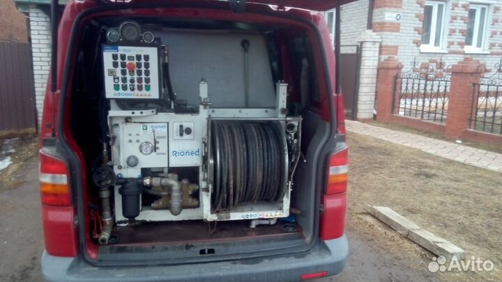 Прочистка канализации, засоров. Телеинспекция труб