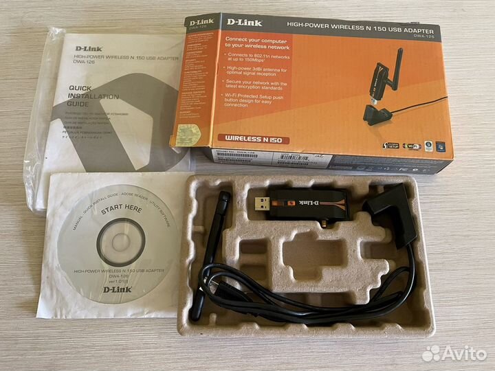 USB Wifi-адаптер D-Link DWA-126