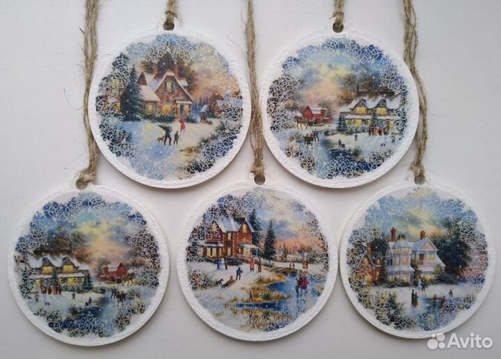 Елочные игрушки (фанера)