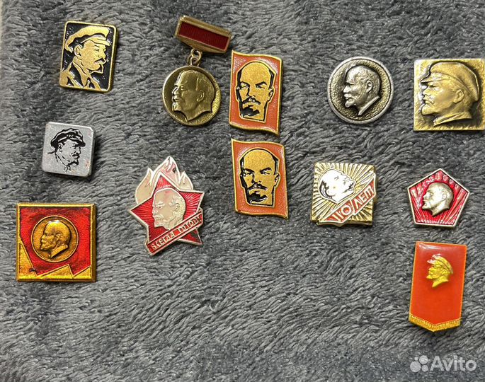 Значки СССР Владимир Ильич Ленин