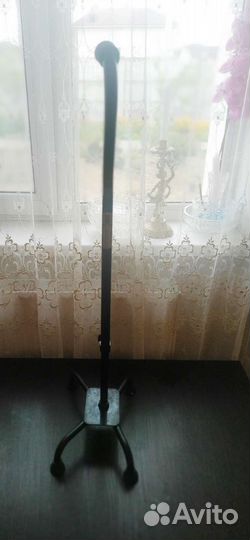 Трость для ходьбы телескопическая на 4 ножках