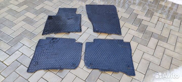 Автомобильные коврики резиновые volkswagen touareg