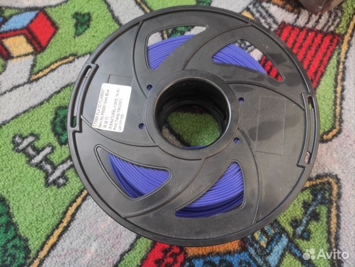 Катушка для 3D ручки синий цвет