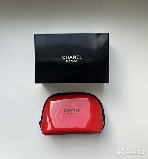 Chanel косметичка красная лаковая кошелек мини