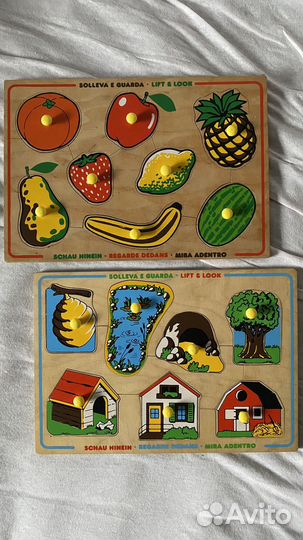 Развивающие игрушки деревянные