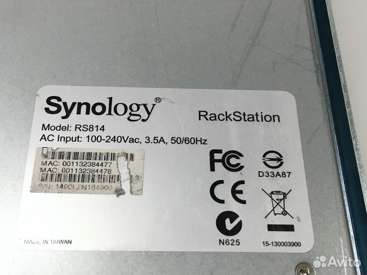 Сетевое хранилище Synology RS814