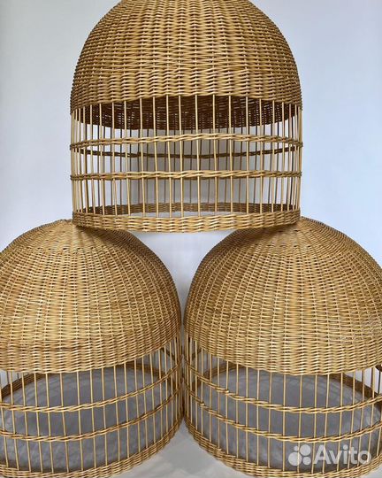 Абажур плетеный