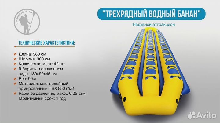 Водный банан Трёхрядный