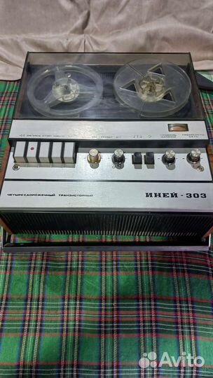 Катушечный магнитофон иней 303