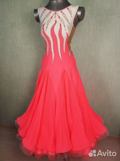 Платье Стандарт Яркий коралл