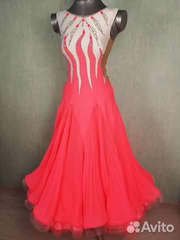 Платье Стандарт Яркий коралл