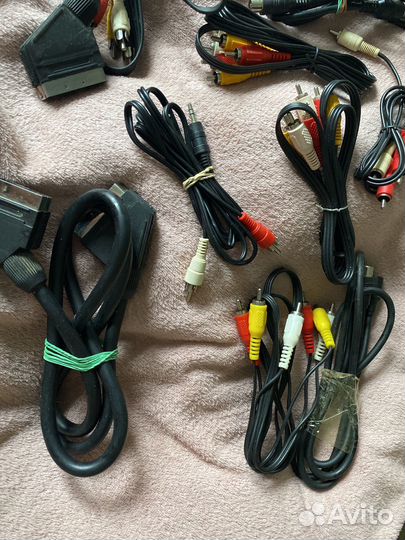 Кабель scart, тюльпаны