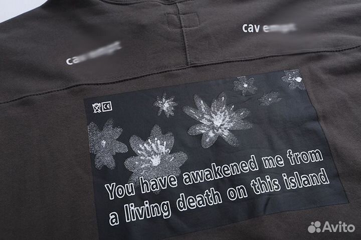 Cav empt худи living death серое оригинал