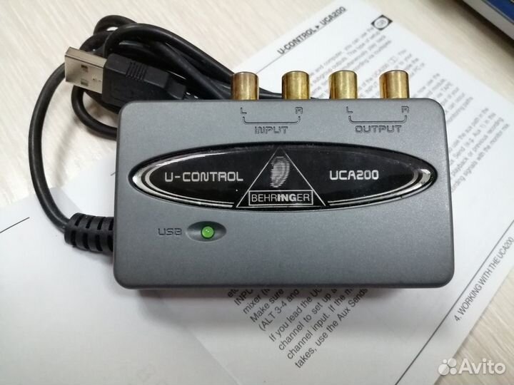 Звуковая карта USB Behringer UCA200