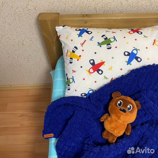 Плед детский плюшевый