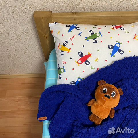 Плед детский плюшевый