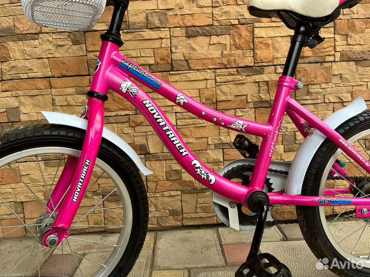 Детский велосипед с корзиной 16 дюймов