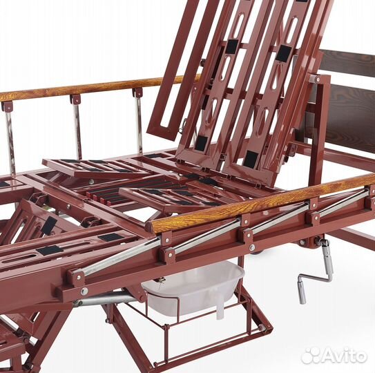 Кровать механическая юг-5 с боковым переворотом, т