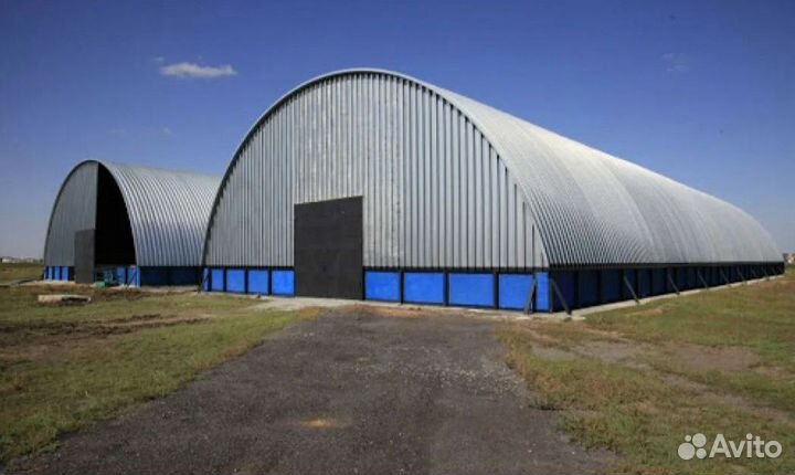 Строительство ангаров складов под ключ